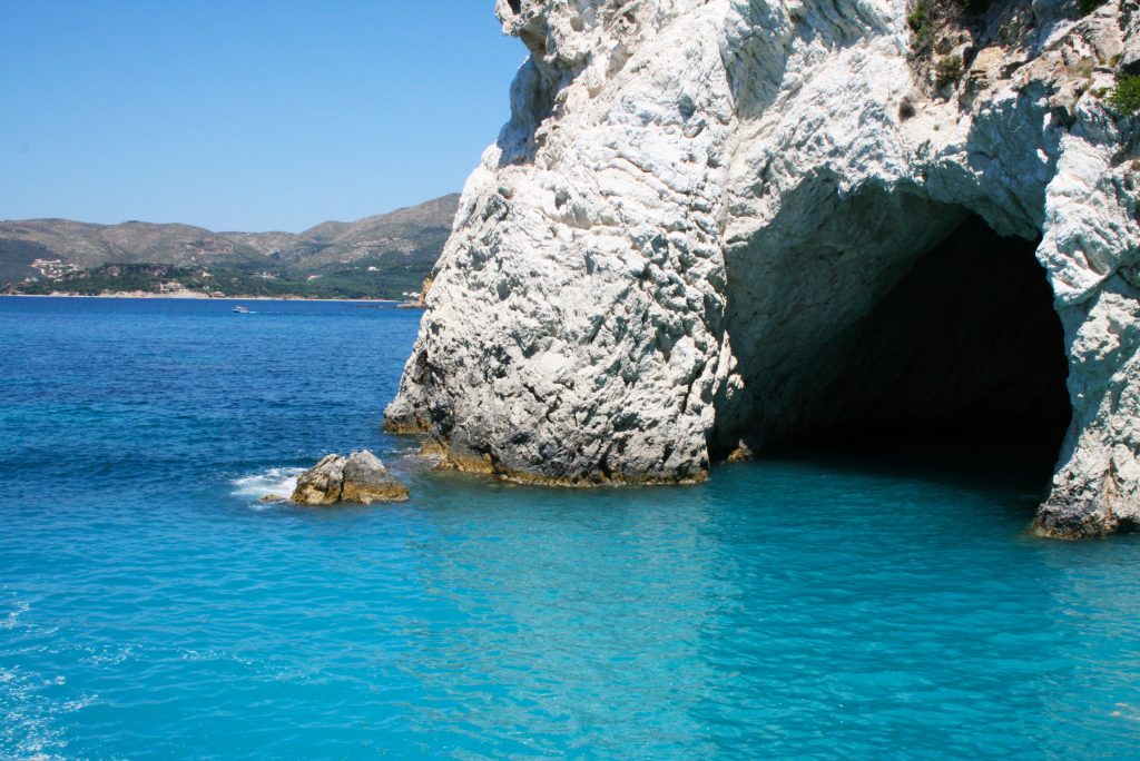 Blue caves Zakynthos, Greece.